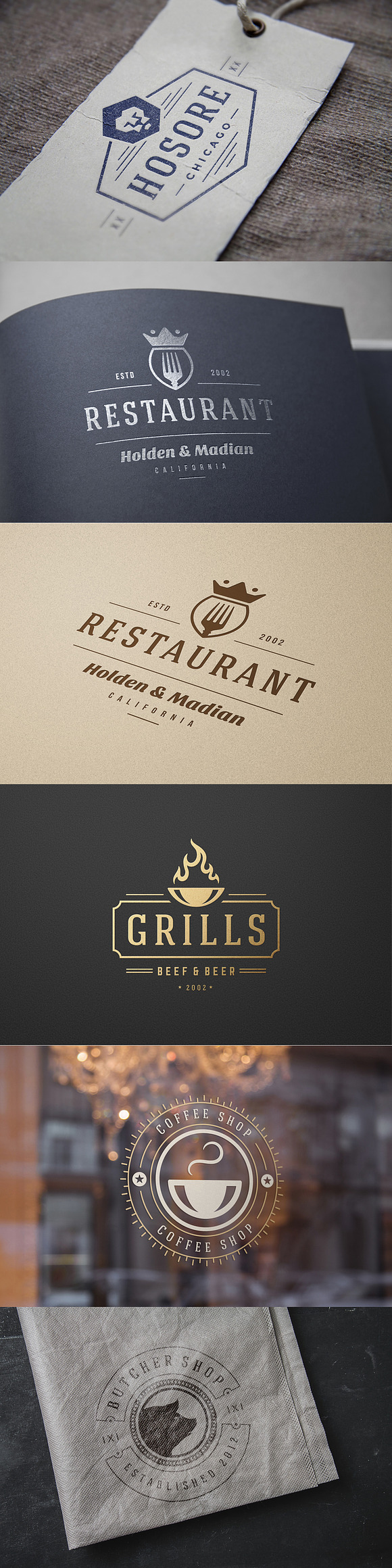 160 Vintage logotypes and badges in Logo Templates - product preview 3