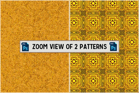 Golden Seamless Tiling Patterns in Patterns - product preview 5