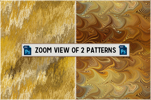 Golden Seamless Tiling Patterns in Patterns - product preview 6