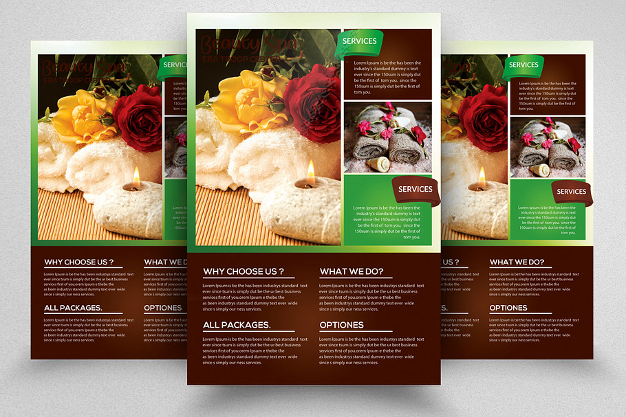 Beauty Spa Center Poster Templates