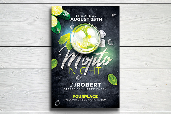 Mojito Night Flyer in Flyer Templates - product preview 2
