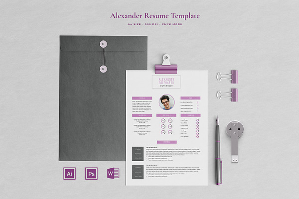 Resume Template 4 pages | Soeprapto