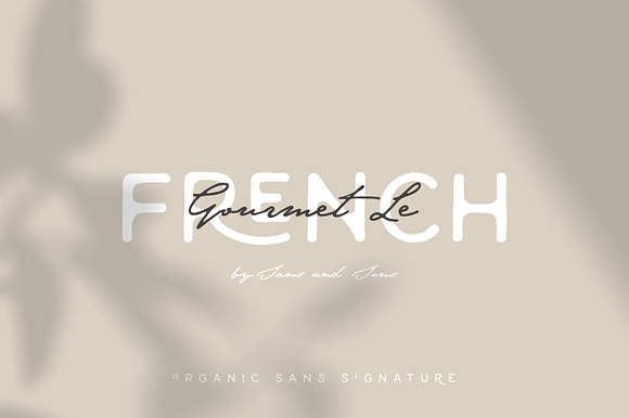 Le French | Modern Elegant Duo in Modern Fonts - product preview 9