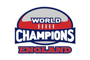 Rugby Ball World Champions England