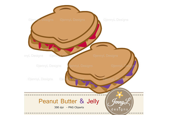 Peanut Butter & Jelly Digital Papers in Patterns - product preview 3
