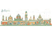 Jodhpur India City Skyline