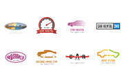 Vector car rentals logos