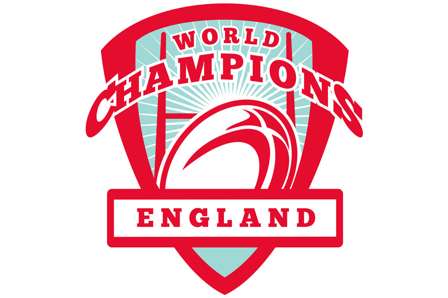 Rugby ball England World Champions