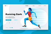 Running - Banner & Landing Page