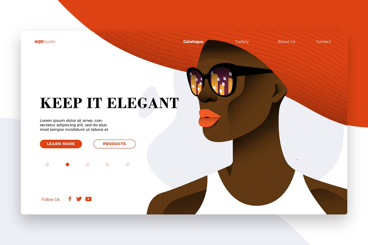 Elegant - Banner & Landing Page in Web Elements - product preview 8