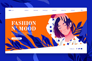 Fashion Mood - Banner & Landing Page