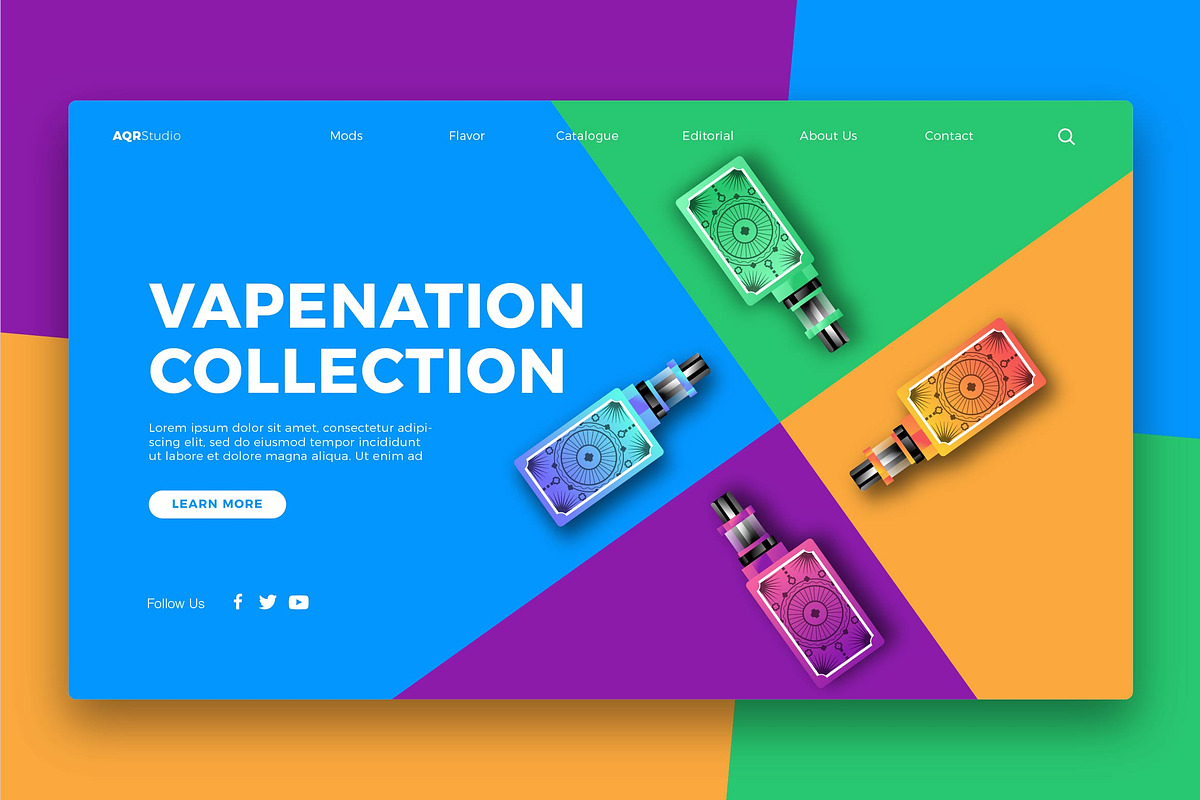 Collection - Banner & Landing Page in Web Elements - product preview 8