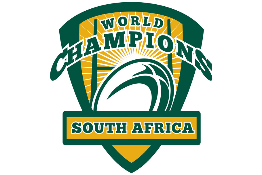 Rugby ball South Africa Champion