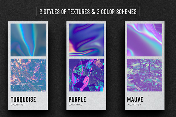 Holographic Backgrounds Collection in Textures - product preview 1