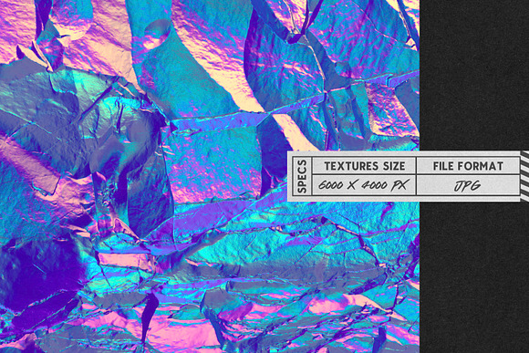 Holographic Backgrounds Collection in Textures - product preview 2