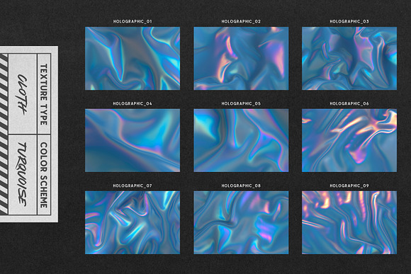Holographic Backgrounds Collection in Textures - product preview 6