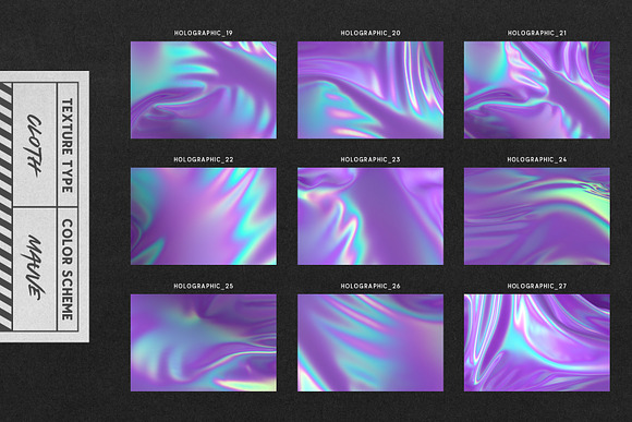 Holographic Backgrounds Collection in Textures - product preview 8