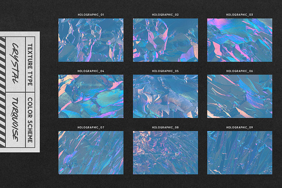 Holographic Backgrounds Collection in Textures - product preview 9