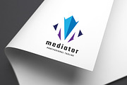 Mediator Letter M Logo