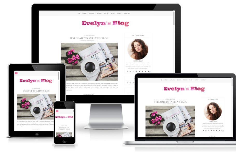 Blogger Template-Evely's Blog