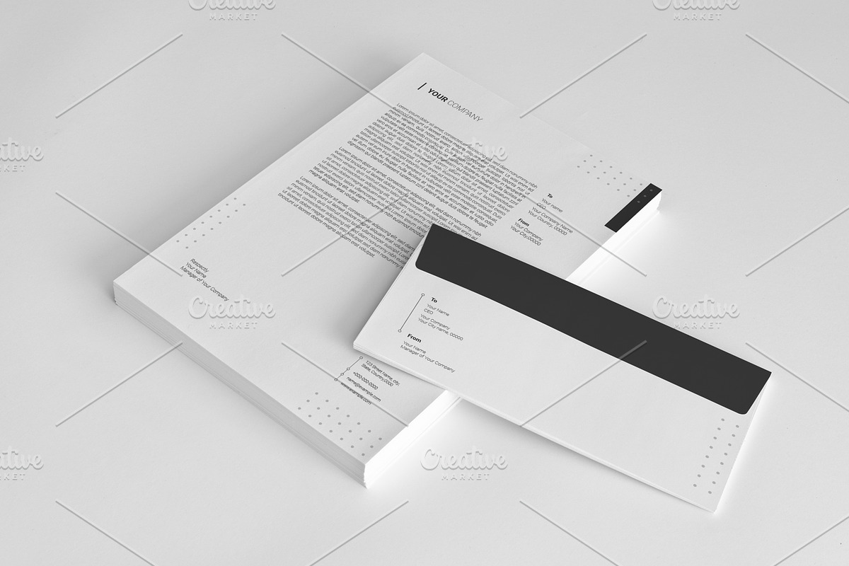 Clean Corporate Identity V09 in Stationery Templates - product preview 8