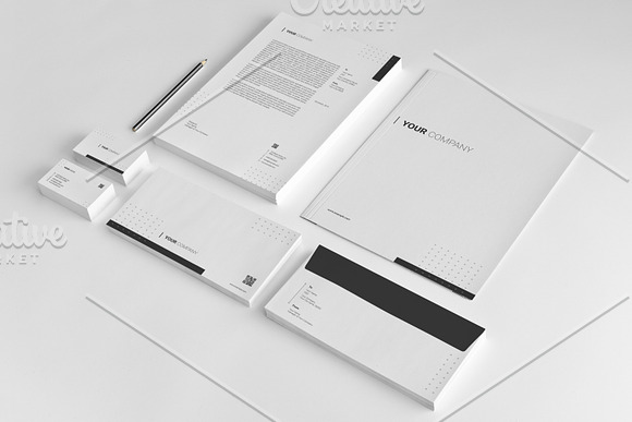 Clean Corporate Identity V09 in Stationery Templates - product preview 1