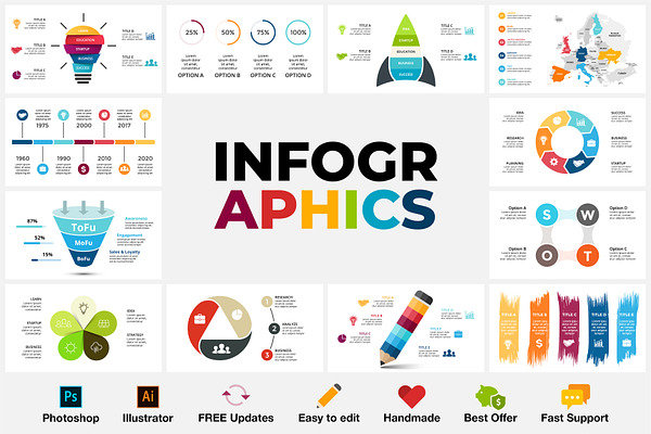 Best Sellers Infographics. Free Upd!