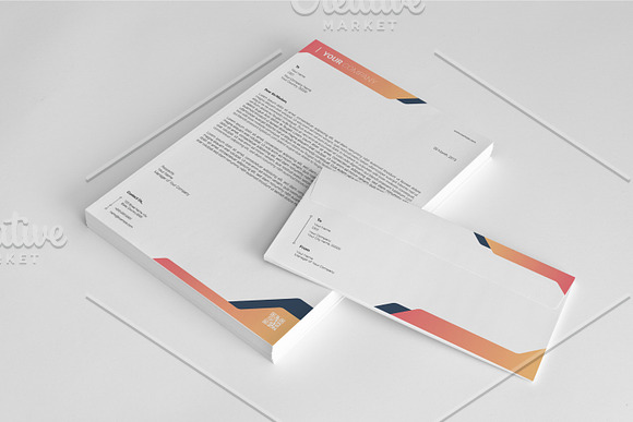 Minimal Corporate Identity V10 in Stationery Templates - product preview 1