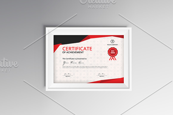 Certificate - V10 in Stationery Templates - product preview 1