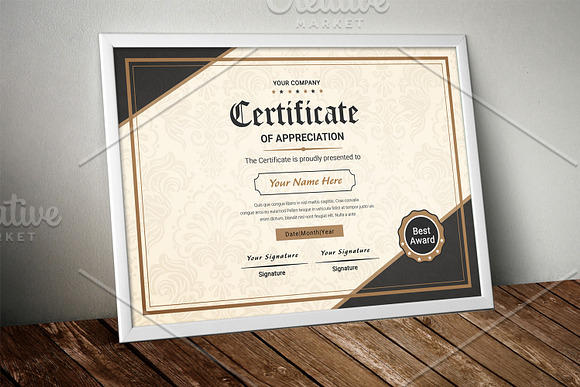 Certificate - V11 in Stationery Templates - product preview 1