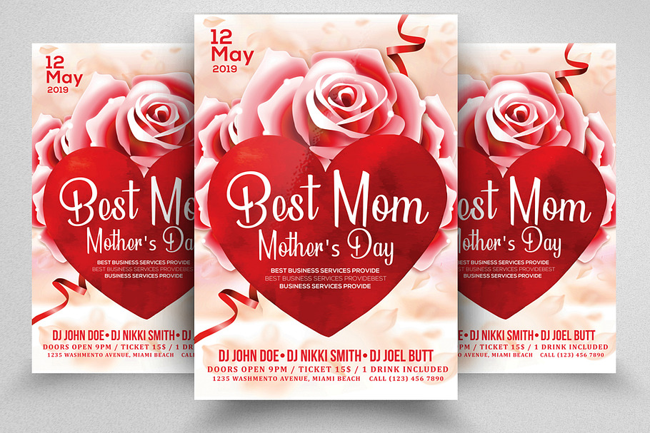 Best Mother's Day Flyer Template