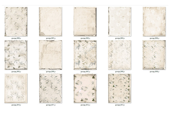 Ivory Shabby Chic Notebook Paper in Textures - product preview 2