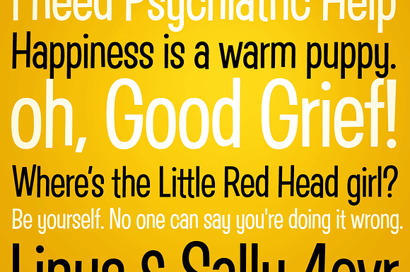 Good Grief in Sans-Serif Fonts - product preview 3
