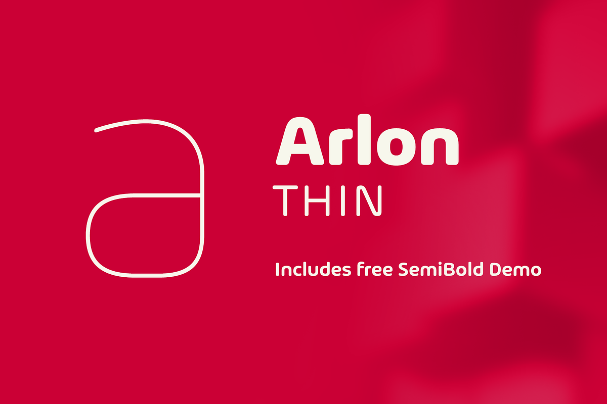 Arlon Thin in Sans-Serif Fonts - product preview 8