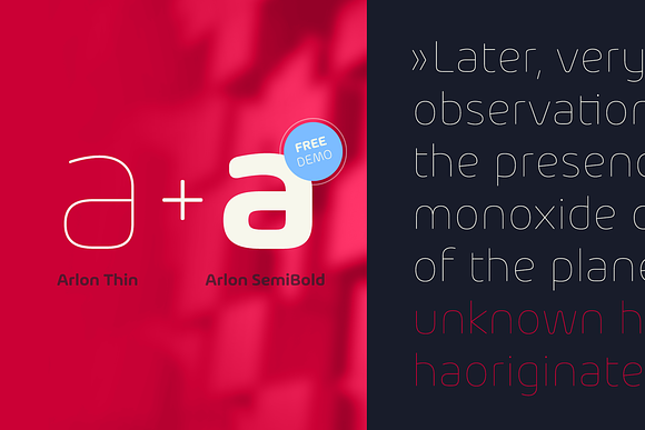 Arlon Thin in Sans-Serif Fonts - product preview 1