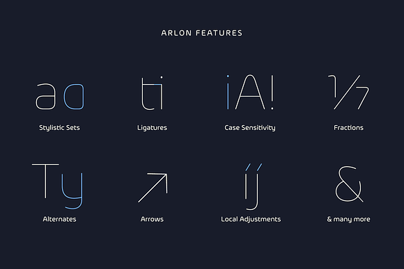 Arlon Thin in Sans-Serif Fonts - product preview 4