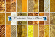 Golden Seamless Tiling Patterns 2