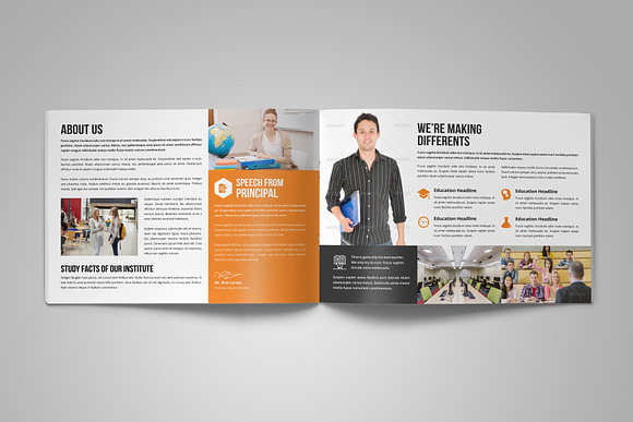 Education Prospectus Brochure v8 in Brochure Templates - product preview 2