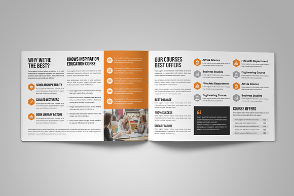 Education Prospectus Brochure v8 in Brochure Templates - product preview 3
