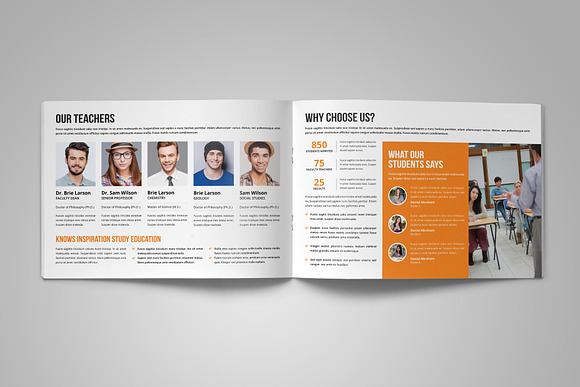 Education Prospectus Brochure v8 in Brochure Templates - product preview 5