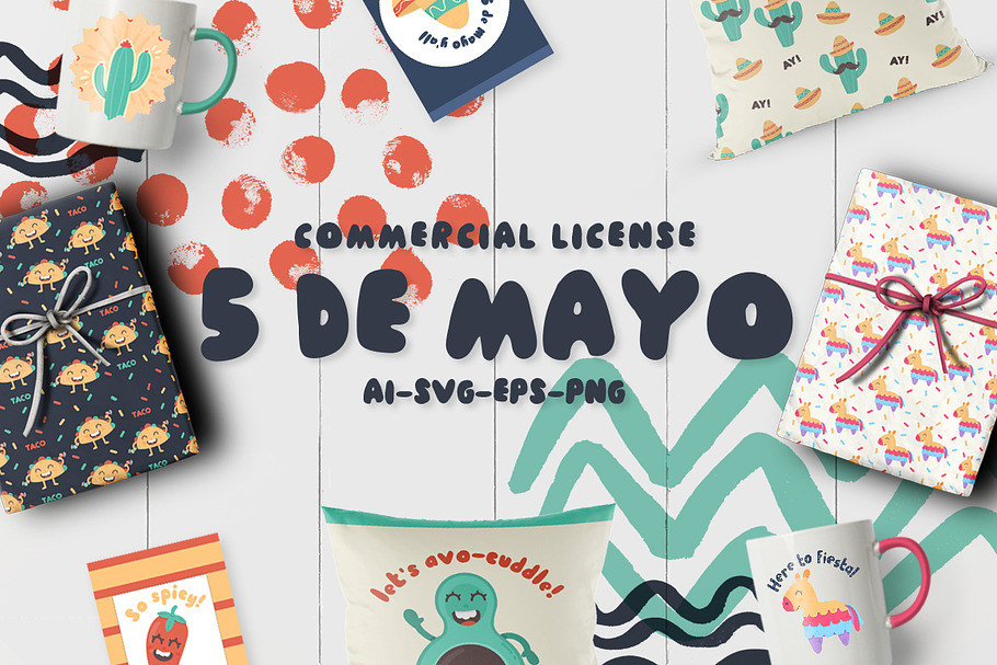 5 de mayo fiesta! - SVG, EPS, PNG in Illustrations - product preview 8
