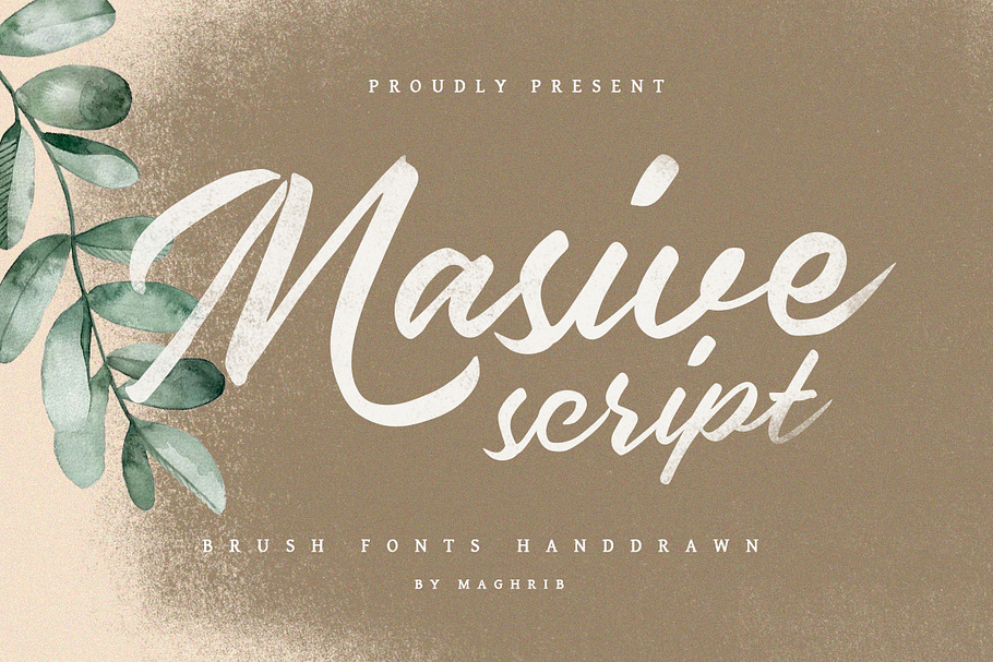 Masive Script in Display Fonts - product preview 8