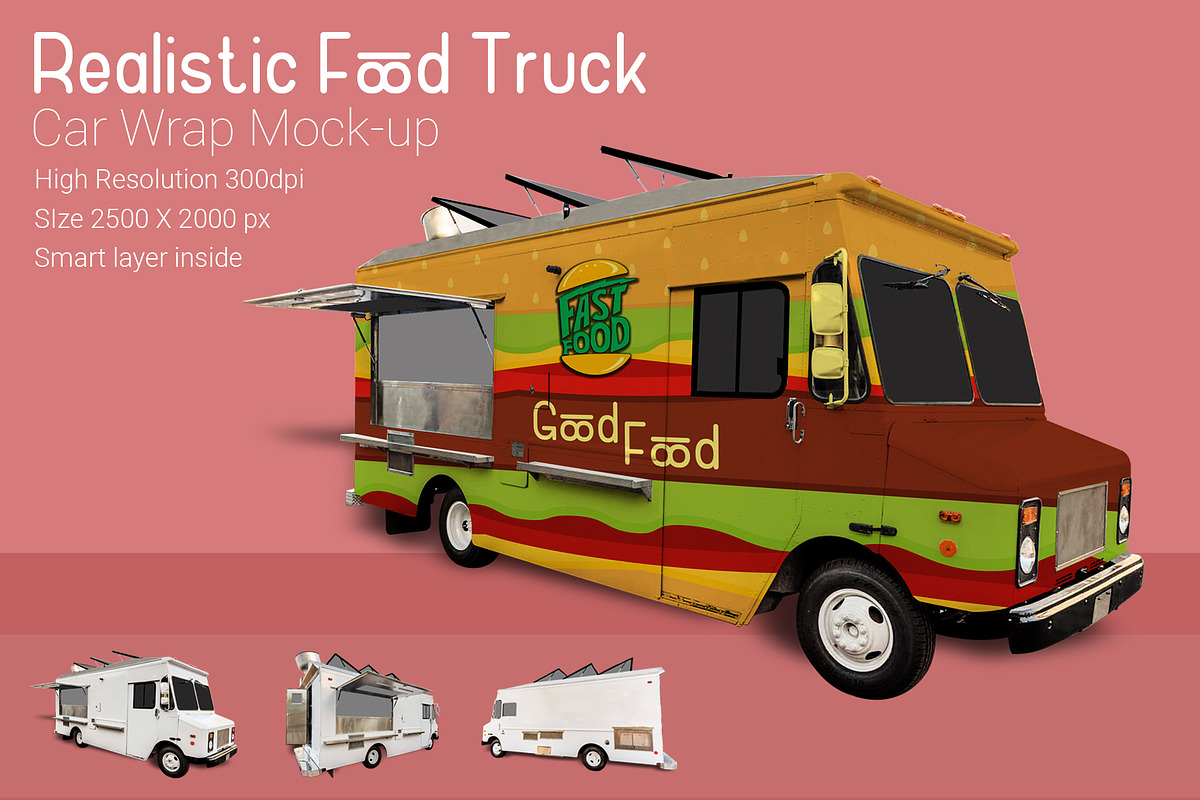 Food Truck Mock-Up in Branding Mockups - product preview 8