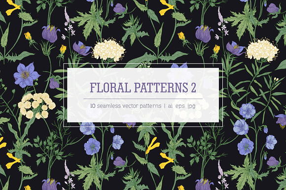 Floral patterns in Patterns - product preview 12