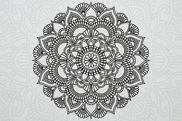 Mandalas set in Illustrations - product preview 6