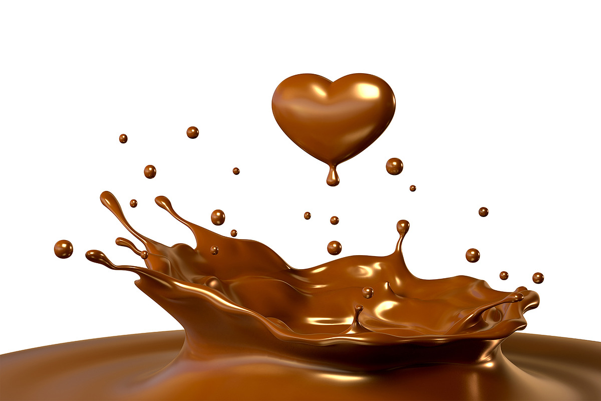 Chocolate Splashes in Illustrations - product preview 8