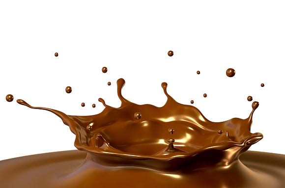 Chocolate Splashes in Illustrations - product preview 1