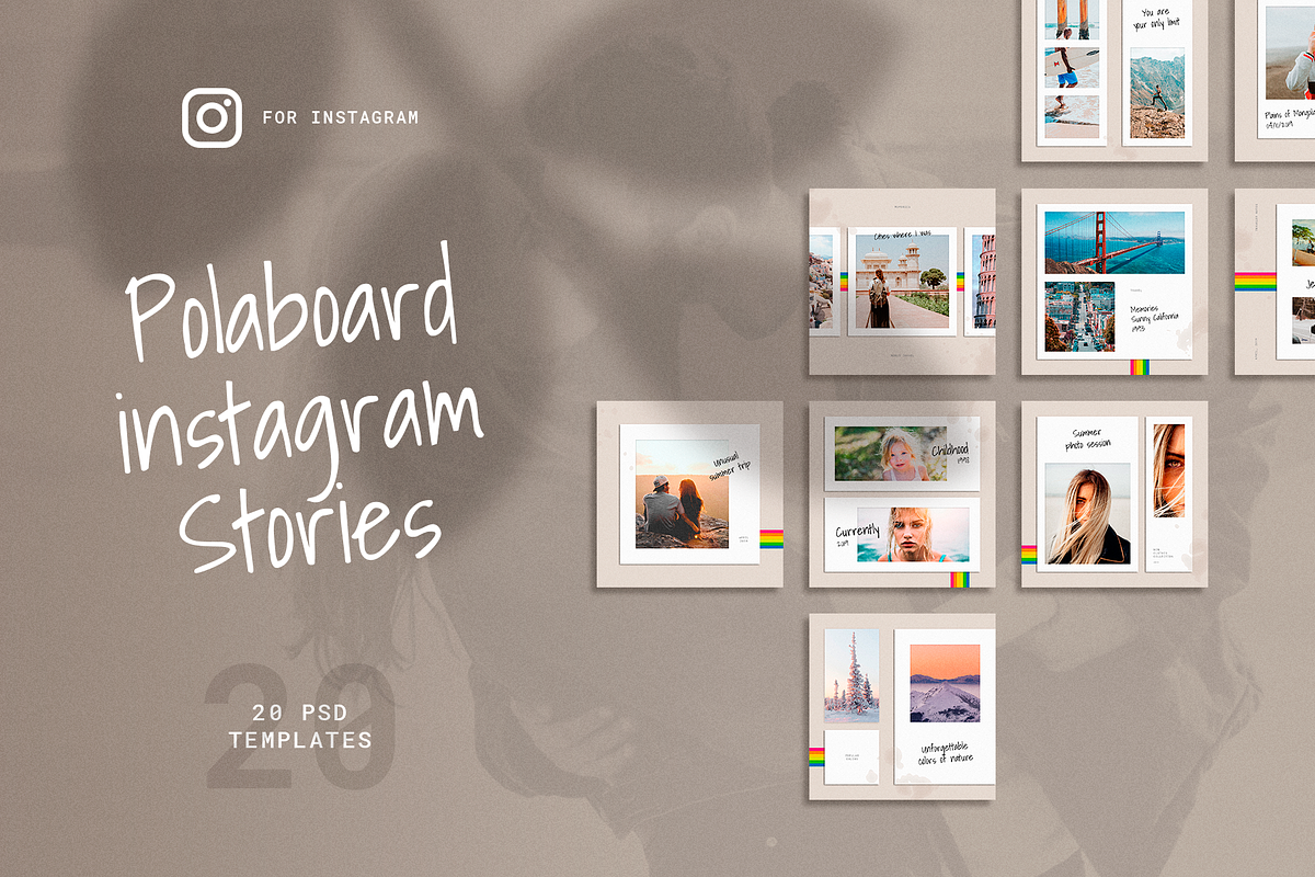 Polaboard Instagram Social Kit in Instagram Templates - product preview 8