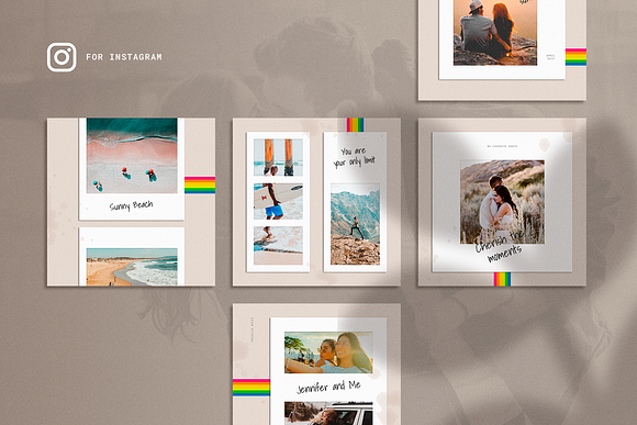Polaboard Instagram Social Kit in Instagram Templates - product preview 1