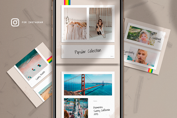 Polaboard Instagram Social Kit in Instagram Templates - product preview 2